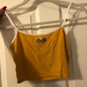 Yellow Race Flag Tank top